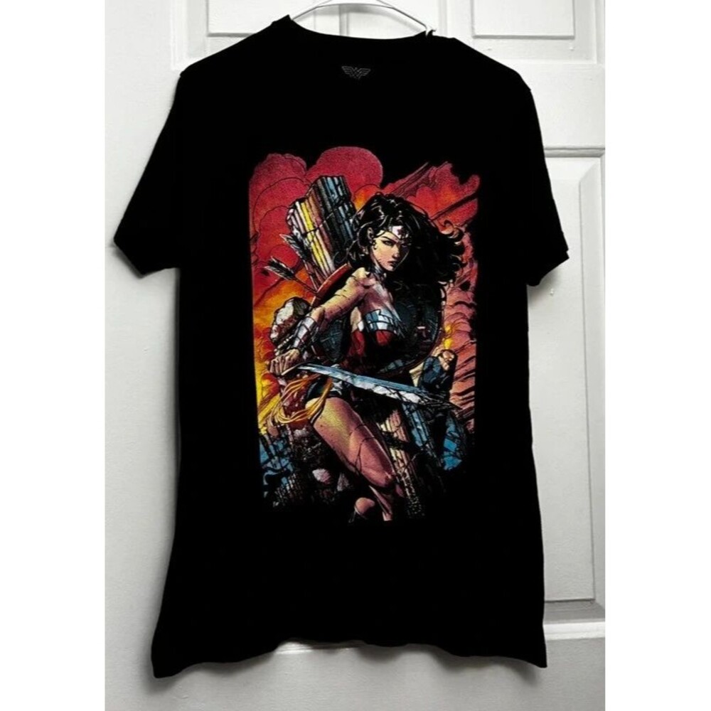 Camiseta Wonder Woman DC Comics M - Estampa Original de Cómic